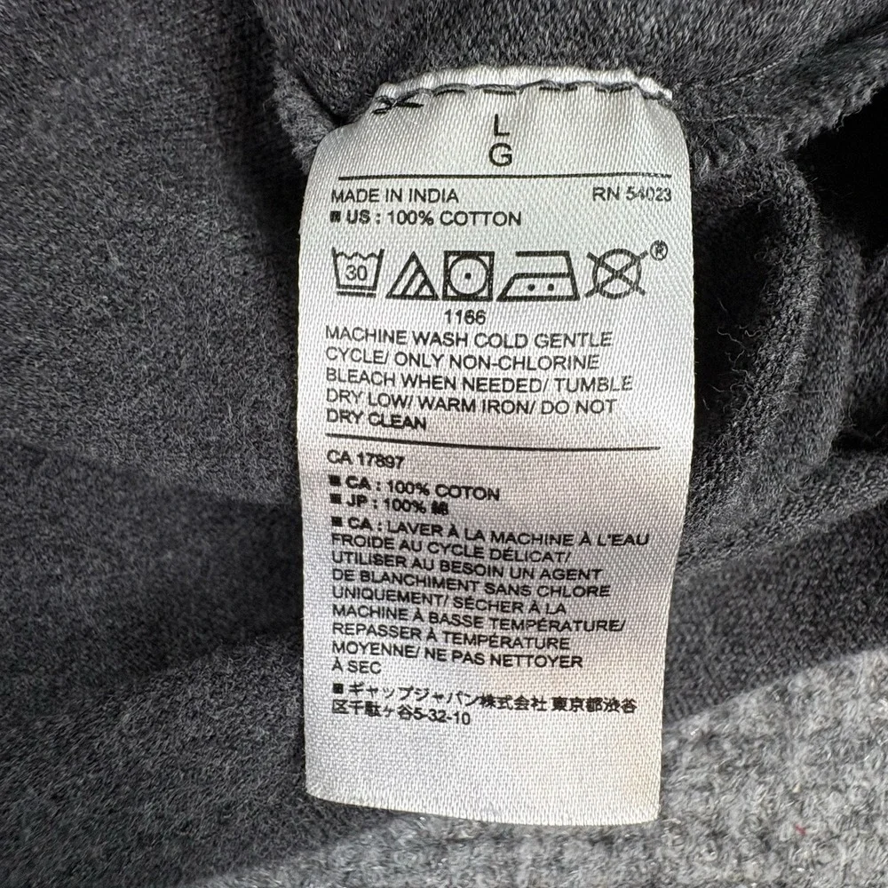 Banana Republic Polo Shirt Men's L‎ Charcoal Piqué Wicking Classic Golf Career
